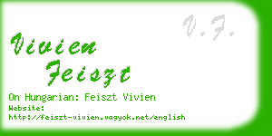 vivien feiszt business card